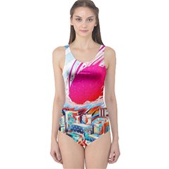 Artistic Psychedelic Art One Piece Swimsuit by Modalart