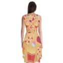 Fast Junk Food  Pizza Burger Cool Soda Pattern Sleeveless Chiffon Dress   View2