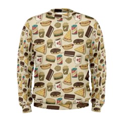 Junk Food Hipster Pattern Men s Sweatshirt by Sarkoni