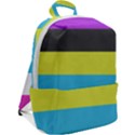 Bigender Flag Copy Zip Up Backpack View2