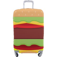 Cake Cute Burger Luggage Cover (large) by Dutashop