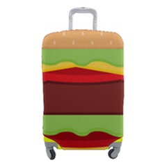 Cake Cute Burger Luggage Cover (small) by Dutashop