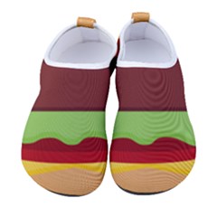 Cake Cute Burger Men s Sock-style Water Shoes by Dutashop