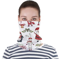 Christmas Characters Pattern Face Seamless Bandana (adult) by Sarkoni