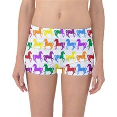 Colorful Horse Background Wallpaper Boyleg Bikini Bottoms by Amaryn4rt