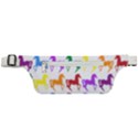 Colorful Horse Background Wallpaper Active Waist Bag View1