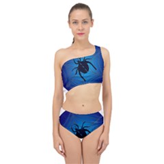 Spider On Web Spliced Up Two Piece Swimsuit by Amaryn4rt