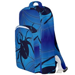 Spider On Web Double Compartment Backpack by Amaryn4rt