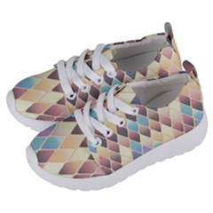 Abstract Colorful Diamond Background Tile Kids  Lightweight Sports Shoes by Amaryn4rt