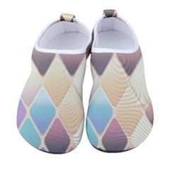 Abstract Colorful Diamond Background Tile Men s Sock-style Water Shoes by Amaryn4rt