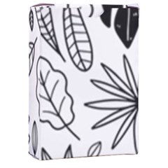 Leaves Plants Doodle Drawing Playing Cards Single Design (rectangle) With Custom Box by Sarkoni