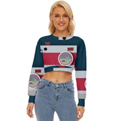 Camera Vector Illustration Lightweight Long Sleeve Sweatshirt by Amaryn4rt