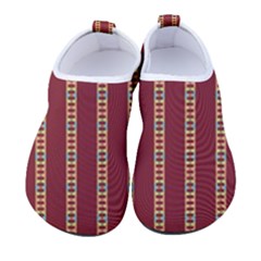 Pattern Background Red Stripes Women s Sock-style Water Shoes by Amaryn4rt