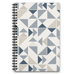 Geometric Triangle Modern Mosaic 5 5  X 8 5  Notebook by Amaryn4rt