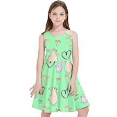 Pig Heart Digital Kids  Skater Dress by Ravend