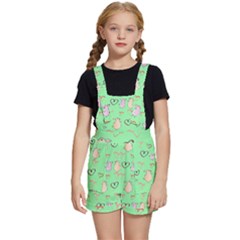 Pig Heart Digital Kids  Short Overalls by Ravend