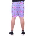 Flower Pink Pig Piggy Seamless Men s Pocket Shorts View2