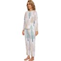 Trees Christmas Womens  Long Sleeve Lightweight Pajamas Set View2