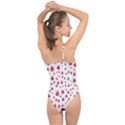 Beetle Animals Red Green Fly Classic One Shoulder Swimsuit View2