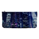 Black Building Lighted Under Clear Sky Handbag Organizer View3