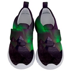 Fantasy Pyramid Mystic Space Aurora Kids  Velcro No Lace Shoes by Grandong