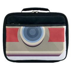 Photo Camera Machine Colorful Art Lunch Bag by Ndabl3x