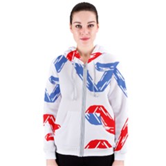 Arrow Up Down Women s Zipper Hoodie by Ndabl3x