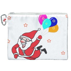 Nicholas Santa Claus Balloons Stars Canvas Cosmetic Bag (xxl) by Ndabl3x