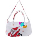 Nicholas Santa Claus Balloons Stars Removable Strap Handbag View1