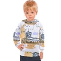 Poster Map Flag Lotus Boat Kids  Hooded Pullover View1