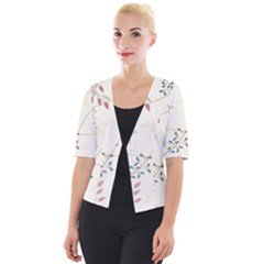 Background Pattern Template Texture Cropped Button Cardigan by Grandong