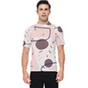 Stars Clouds Border Frame Men s Short Sleeve Rash Guard View1