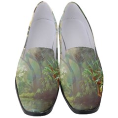 Peafowl Peacock Bird Birds Painting Art Wildlife Women s Classic Loafer Heels by Sarkoni