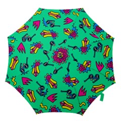 Pattern Adweek Summer Hook Handle Umbrellas (large) by Ndabl3x