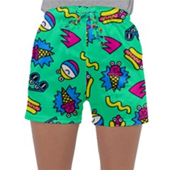 Pattern Adweek Summer Sleepwear Shorts by Ndabl3x
