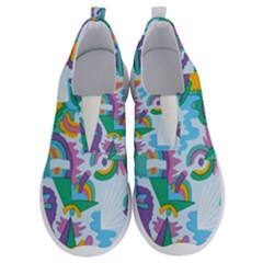 Pattern Hotdog Trap No Lace Lightweight Shoes by Ndabl3x