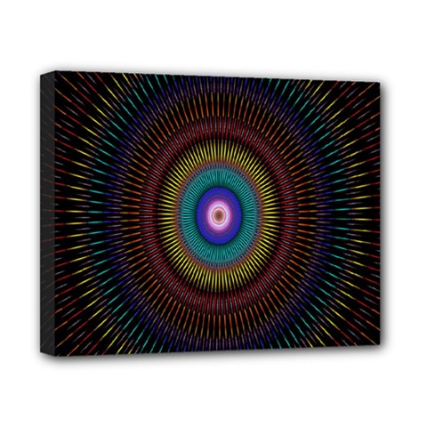 Artskop Kaleidoscope Pattern Canvas 10  X 8  (stretched) by Sarkoni