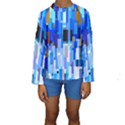 Color Colors Abstract Colorful Kids  Long Sleeve Swimwear View1