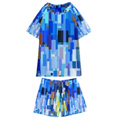 Color Colors Abstract Colorful Kids  Swim T-shirt And Shorts Set by Sarkoni