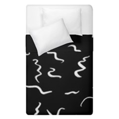 Scribbles Lines Drawing Picture Duvet Cover Double Side (single Size) by Sarkoni