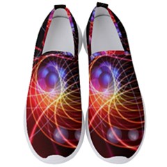 Physics Quantum Physics Particles Men s Slip On Sneakers by Sarkoni