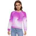 Abstract Spiral Pattern Background Women s Long Sleeve Raglan T-Shirt View1