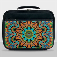 Color Abstract Pattern Structure Lunch Bag by Amaryn4rt