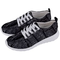 Coal Charred Tree Pore Black Men s Lightweight Sports Shoes by Amaryn4rt