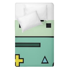 Adventure Time Beemo Bmo Illustration Cartoons Duvet Cover Double Side (single Size) by Sarkoni