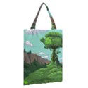 Adventure Time Cartoon Green Color Nature  Sky Classic Tote Bag View2