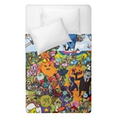 Cartoon Characters Tv Show  Adventure Time Multi Colored Duvet Cover Double Side (single Size) by Sarkoni