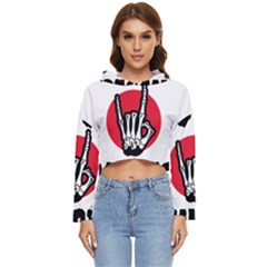 Cool Music Women s Lightweight Cropped Hoodie by Modalart