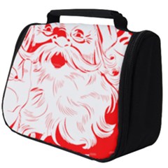 Santa Claus Red Christmas Full Print Travel Pouch (big) by Modalart