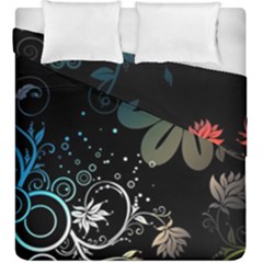 Flower Abstract Desenho Duvet Cover Double Side (king Size) by Bedest